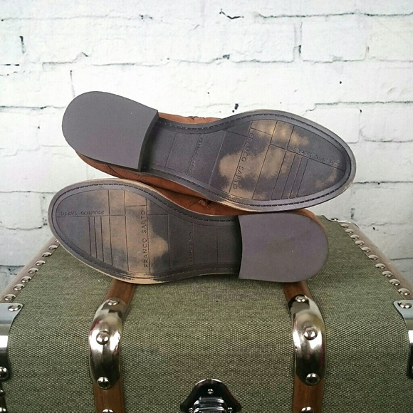 Franco Sarto, Kempton, leather, flat, ankle boots - Picture 5 of 6